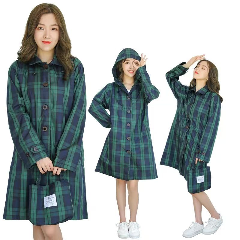 Camping Rain Poncho - Jas hujan ringan bersirkulasi wanita, jas