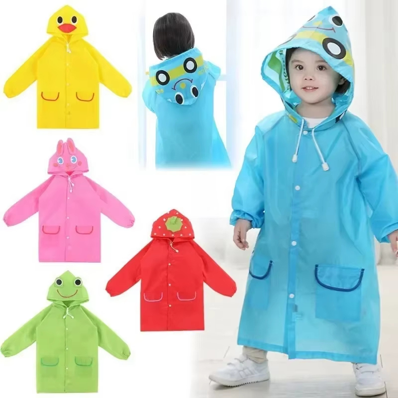 Camping Rain Poncho - Jas hujan Anak model kartun hewan,