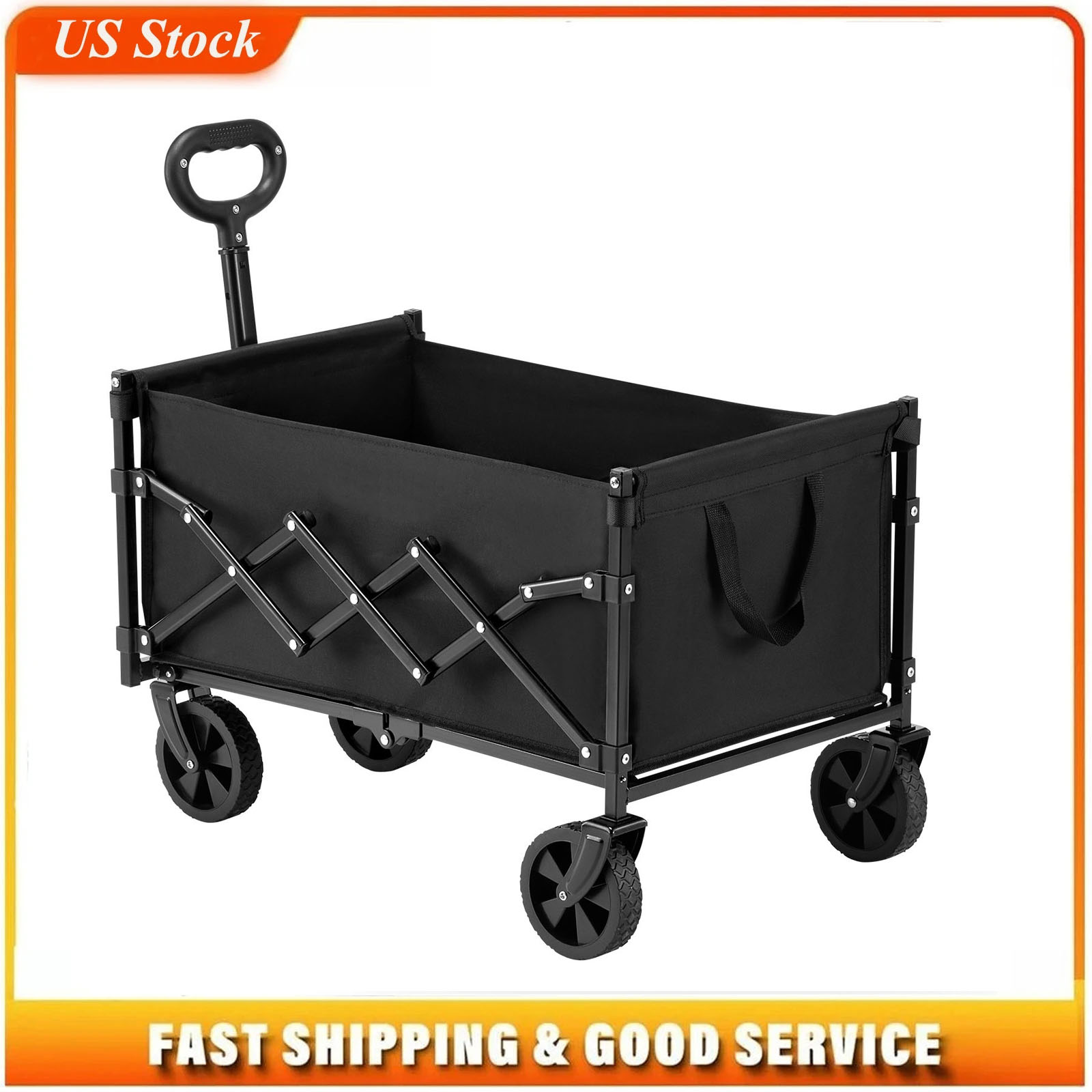 Outdoor Camping Trolley - Gerobak Lipat 120L & 225LBS dengan