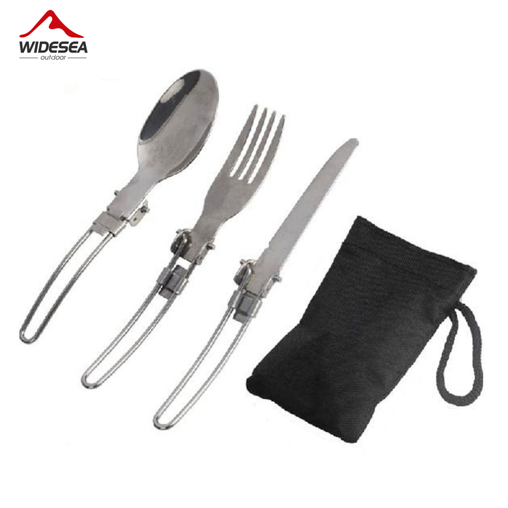 Outdoor Camping Dining Set - 3 Buah 1 Set Peralatan Makan