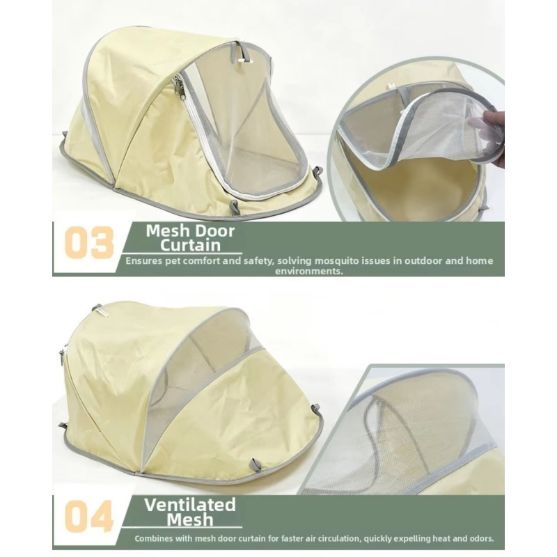 Tenda Anjing Portabel Lipat, P - Outdoor Camping Dog Bed ulasan dan harga