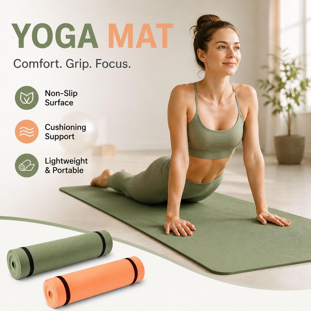 Mat Yoga EVA Anti-Selip, Ringa - Outdoor Camping Rugs ulasan dan harga