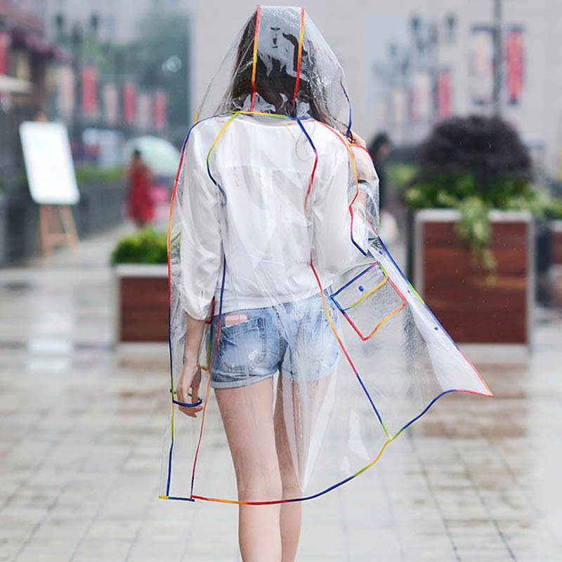 Jas hujan tahan air transparan - Camping Rain Poncho ulasan dan harga