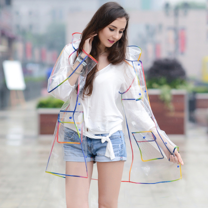 Jas hujan tahan air transparan - Camping Rain Poncho ulasan dan harga
