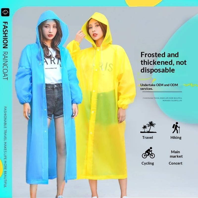 Jas Hujan Baru Wanita Pria Tah - Camping Rain Poncho ulasan dan harga