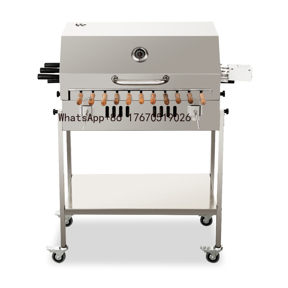 Pemanggang BBQ Arang Besar Mod - Outdoor Camping Trolley ulasan dan harga