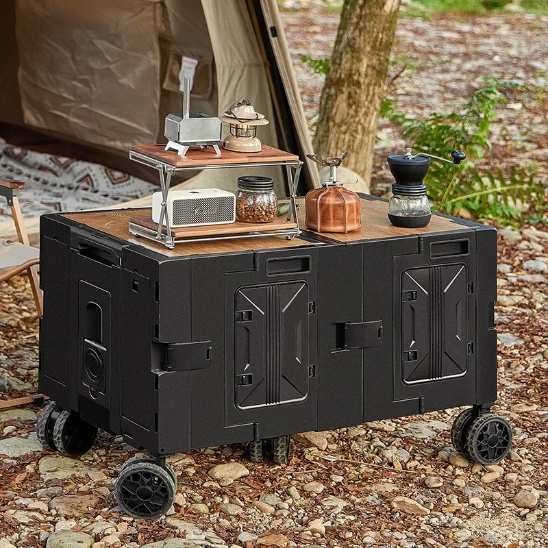 Kereta dorong serbaguna untuk  - Outdoor Camping Trolley ulasan dan harga
