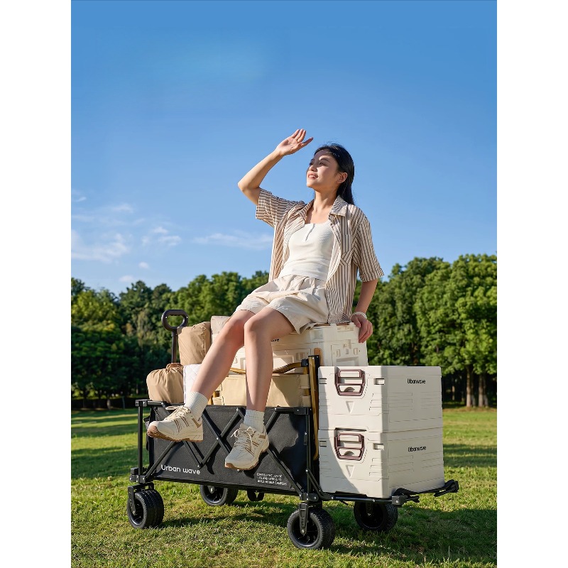 Gerobak Lipat untuk Berkemah,  - Outdoor Camping Trolley ulasan dan harga