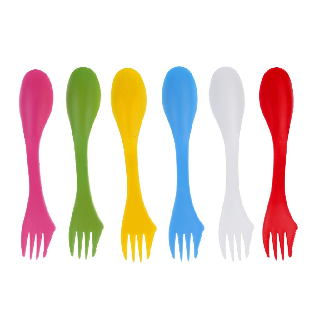 Set Peralatan Makan Spork Garp - Outdoor Camping Dining Set ulasan dan harga