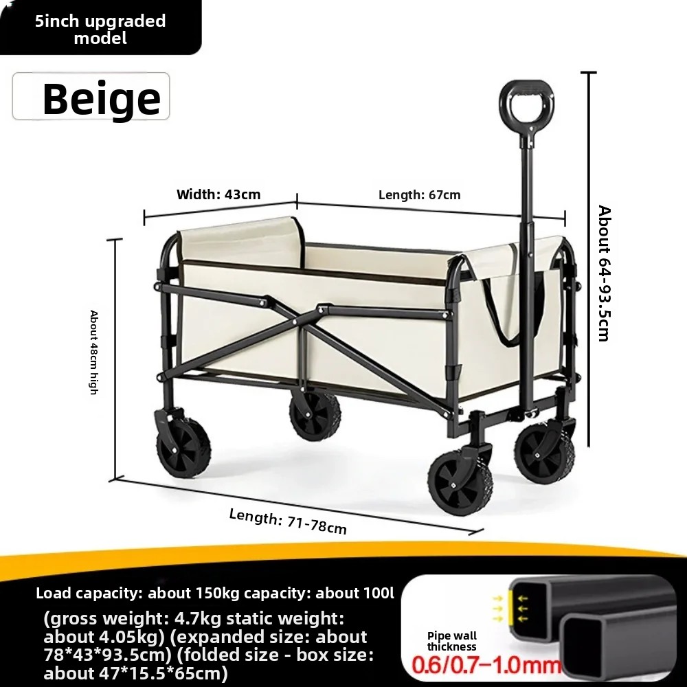 Gerobak Lipat Ringan untuk Ber - Outdoor Camping Trolley ulasan dan harga