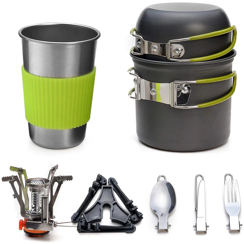 Kit Peralatan Masak Berkemah d - Outdoor Camping Dining Set ulasan dan harga